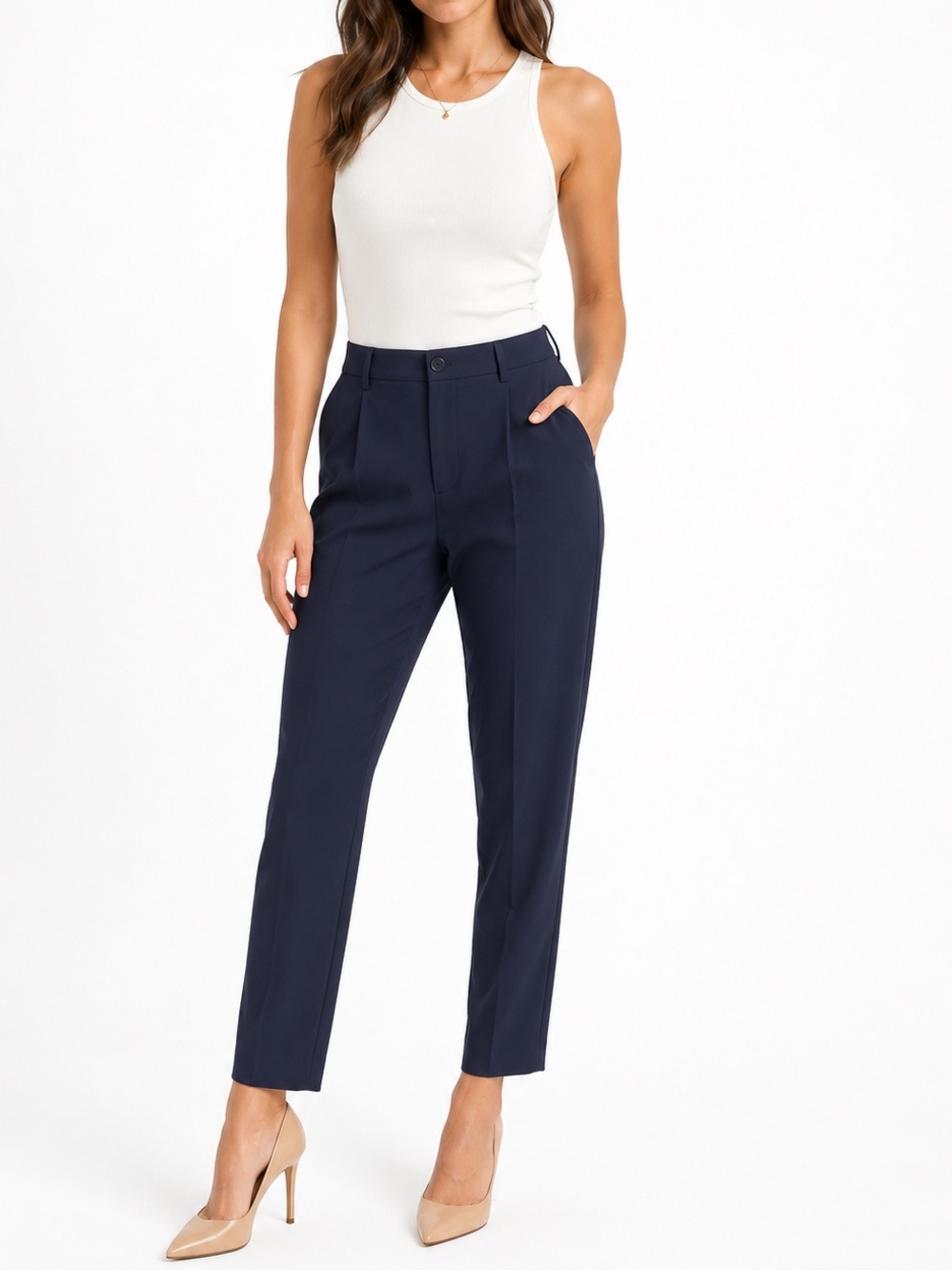 Theory Zaine SW Navy Dress Pants Women’s Size 28